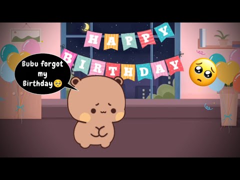 Did Bubu forgot Dudu's Birthday?? ||Peach Goma|| ||Animation|| ||Bubuanddudu||