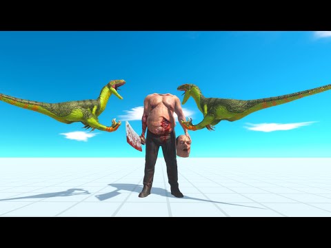 Carnivore dinosaurs 2 vs 1 infernal animal revolt battle simulator tournament