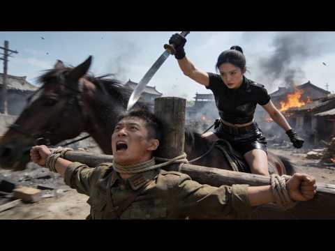 日軍火燒村莊挑釁八路軍！中國特工狂追30公里復仇，一刀擊斃日軍大尉！全殲日軍中隊！⚔️ 抗日 MMA _ Kung Fu #action  #女特工電影 #槍戰 #動作 #抗日電影