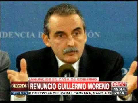 C5N - POLITICS: SCOCCIMARRO ANNOUNCES MORENO'S RESIGNATION