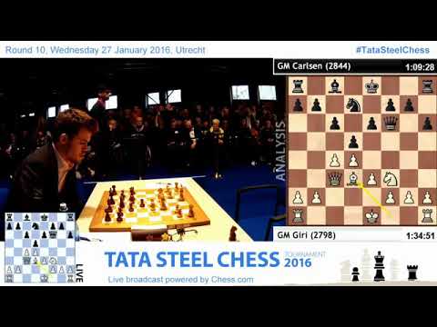 Magnus Carlsen vs Hou Yifan|| !!! Tata steel chess video's 2018 Round 7