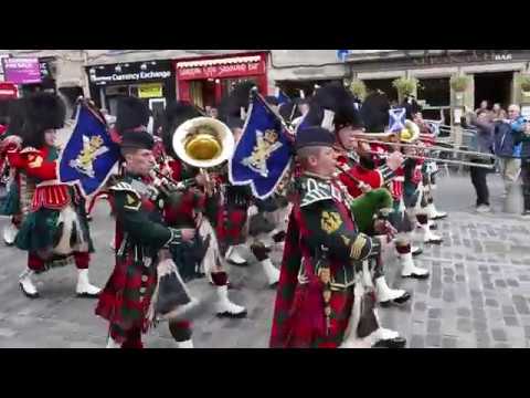 The Royal Regiment Of Scotland 10th Anniversary Parade - Edinburgh's Royal Mile