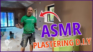 Preview of ASMR - Plastering D.I.Y - 2.5 Hour Full Job Plastering a Wall - Relaxing Meditation Video.