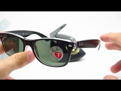 Unboxing ray-ban rb 2132 new wayfarer top black on transpare...