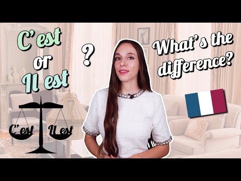 The Difference between C'EST and IL EST!