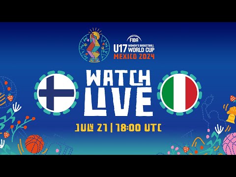 Class 7-8 | Finland v Italy | Full Basketball Game | FIBA U17 Women's Basketball World Cup 2024