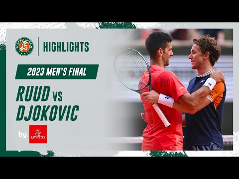 Novak Djokovic vs Casper Ruud - Final Highlights I Roland-Garros 2023