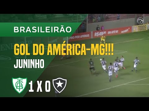 GOL (JUNINHO) - AMÉRICA-MG X BOTAFOGO - 20/05 - BRASILEIRÃO 2018