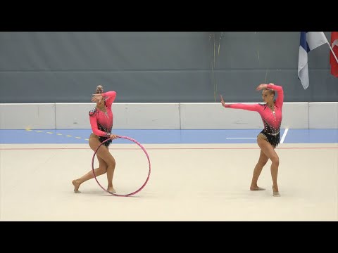 Uppsalaflickorna Evelina Gommel, Marlen Vaidla 2020-03-08