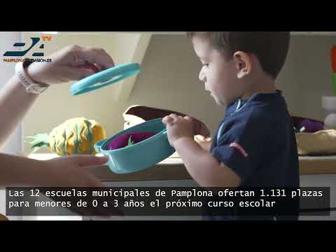 [VIDEO] Las doce escuelas infantiles municipales de Pamplona ofertan 1.131 plazas el próximo curso escolar