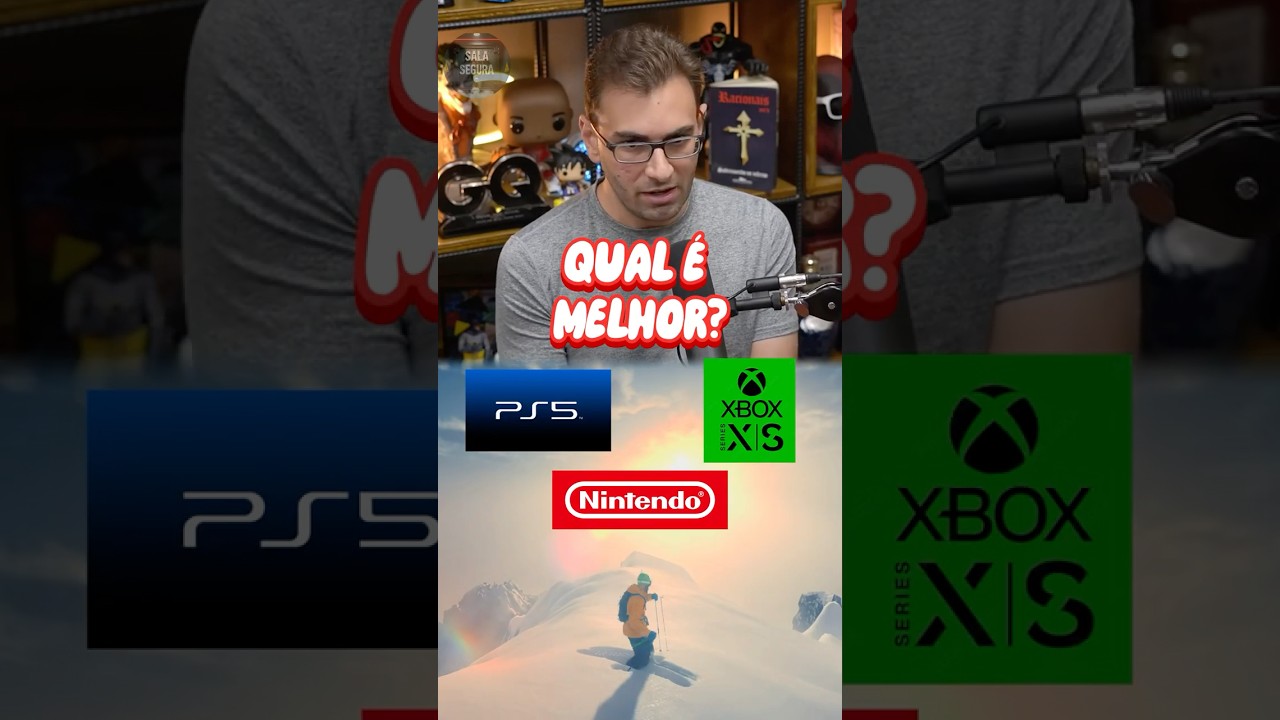 PS5, XBOX SERIES X OU NINTENDO: QUAL É MELHOR? 🎮🔥#ps5  #xboxseriesx  #nintendo   #consolewars