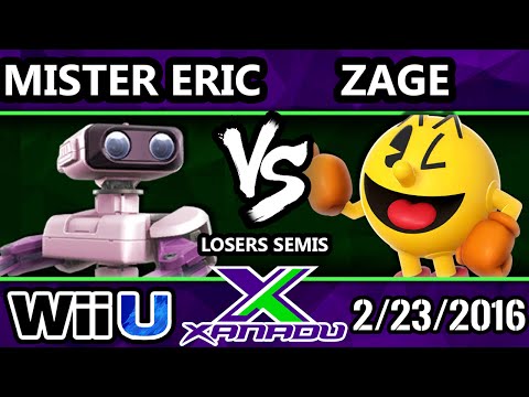 S@X 138 - HE | Mister Eric (R.O.B.) Vs. DMG | Zage (Pac-Man) SSB4 LS - Smash Wii U - Smash 4