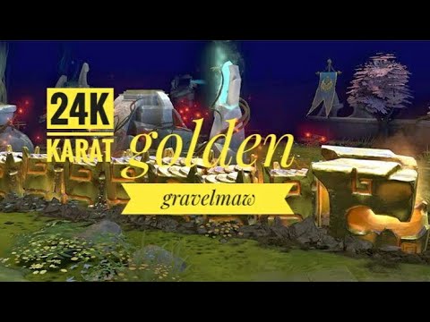 24k game cosmetic earthshaker golden gravelmaw dota2