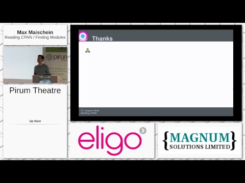 The Perl Conference in Glasgow - Day 3 - Pirum Theatre