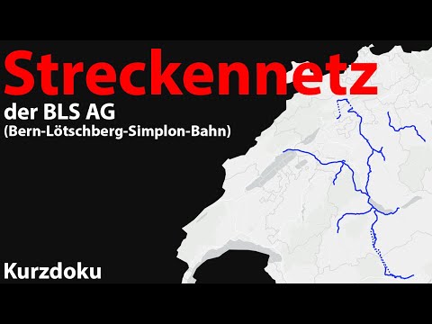 BLS AG route network (Bern-Lötschberg-Simplon Railway) | Short documentary