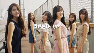 gfriend - rainbow (sped up)