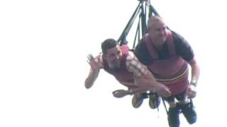 Darren and James do the Sky Swing in Orlando 2009