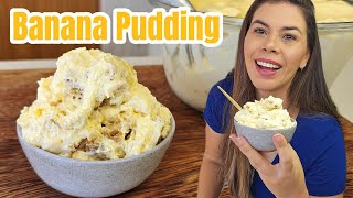 Banana Pudding | O Pavê de Banana Americano |É muito cremoso parece um sorvete