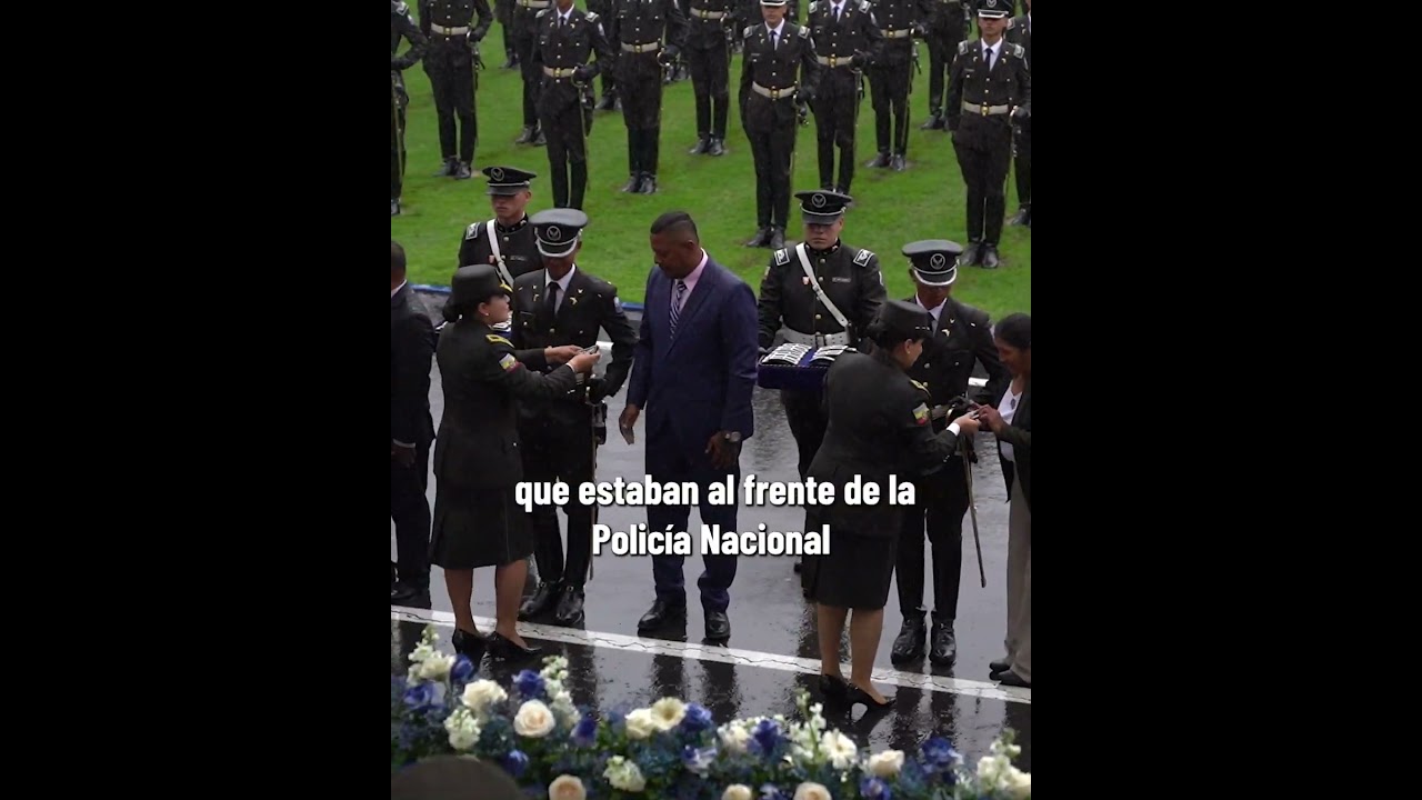 Cambio de insignias Policía Nacional del  Ecuador 06_03_2025
