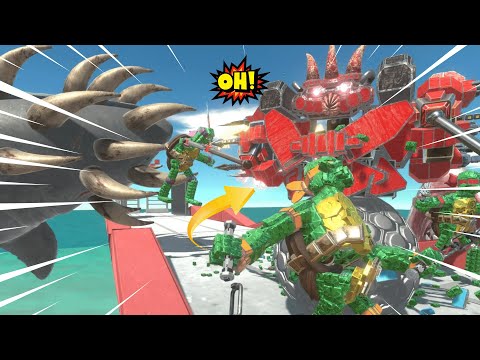 Who Can Escape the Steel Tentacle Death Roller? - Animal Revolt Battle Simulator