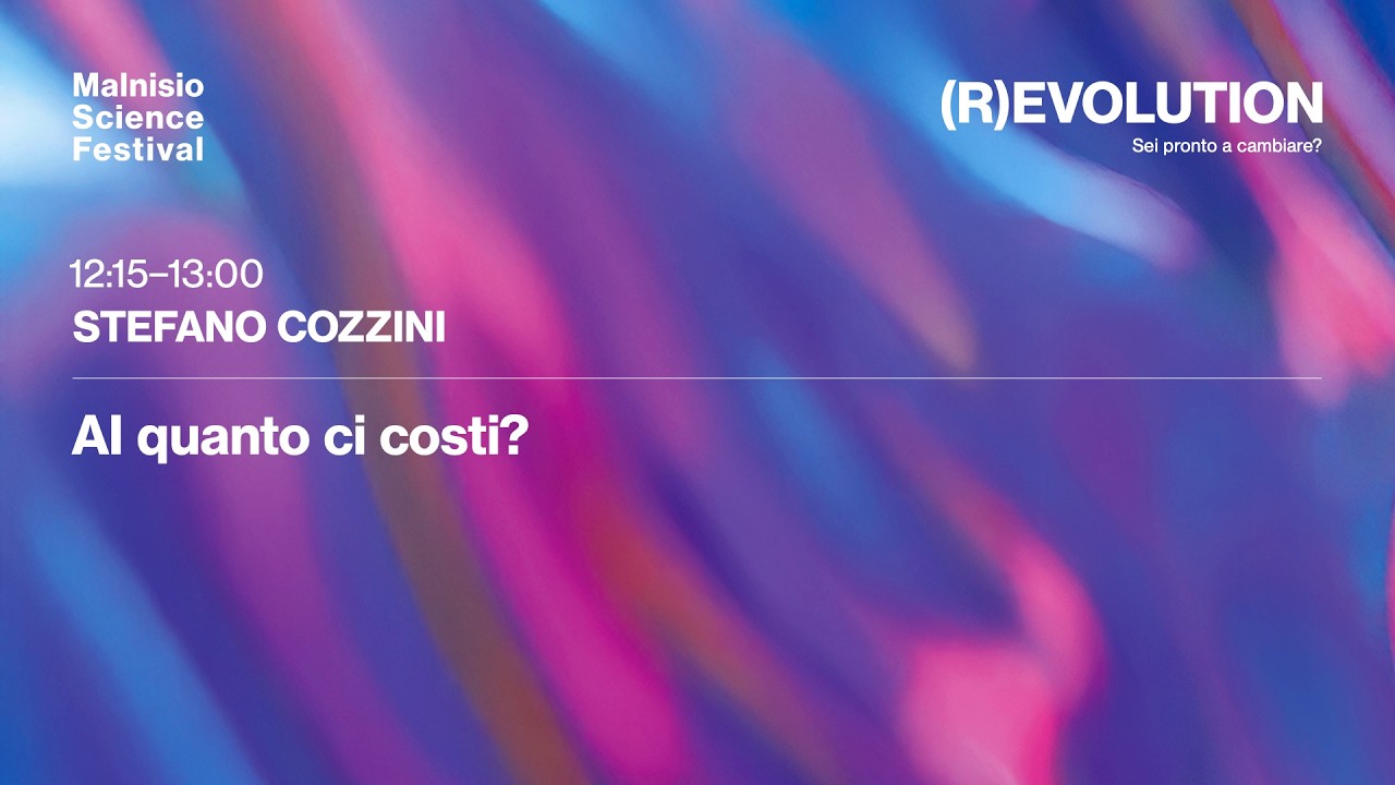 Stefano Cozzini - AI quanto ci costi?