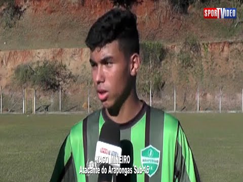 YAGO MINEIRO - MAIS UMA JÓIA  DA BASE DO ARAPONGAS .  ELE CONVERSOU COM A REPORTAGEM DA SPORTVÍDEO