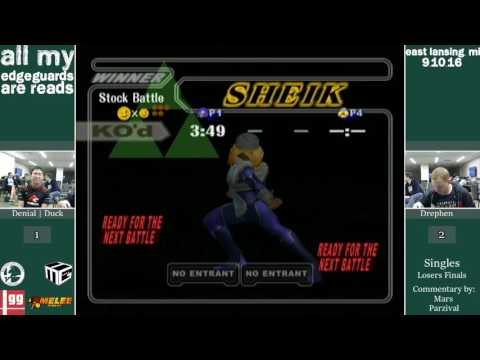 AMEGAR - Denial | Duck (Samus) vs Drephen (Sheik) - Loser's Finals