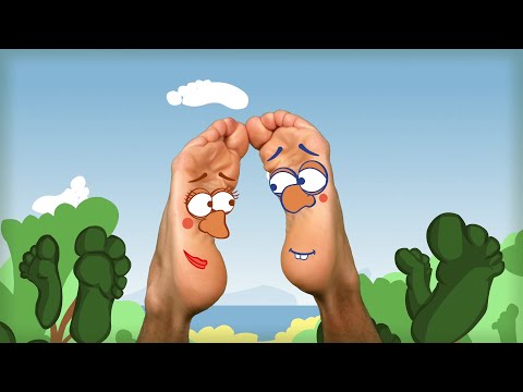 ♪ ♪ Paul und Luise - Rodscha und Tom - Lied über Füße - Trickfilm