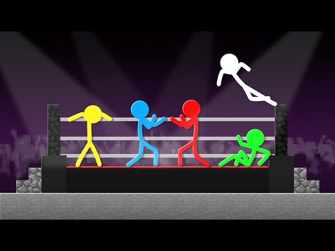 Stickman VS Minecraft: Fight Club - AVM Shorts Animation