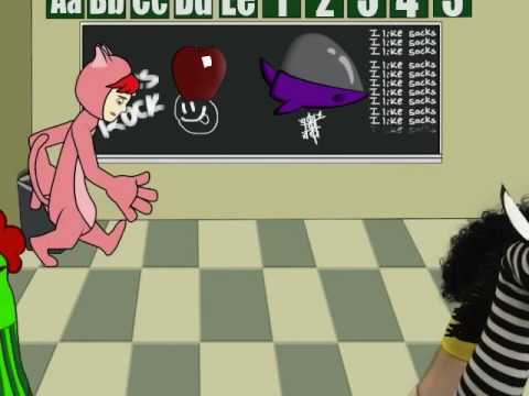 Crazy Zebra Gets In Dead Meat