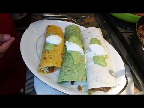 How to make Beef Tortilla Wraps | Chili Beef Tortilla Wraps | Punjabi Style Recipe