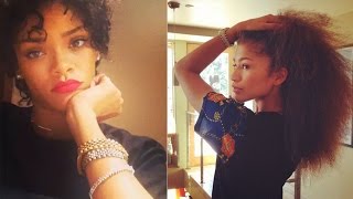 Celebrities Show Off Their Natural Hair! (Zendaya, Rihanna, Nicki Minaj, Beyonce, etc.)
