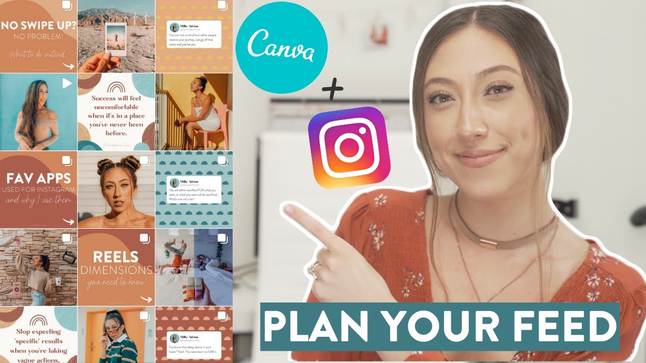 HOW TO PLAN YOUR INSTAGRAM FEED USING CANVA | Why I don't use planning or scheduling apps!