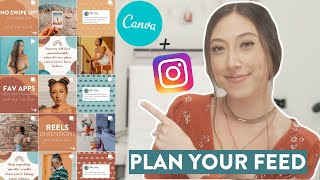 HOW TO PLAN YOUR INSTAGRAM FEED USING CANVA | Why I don