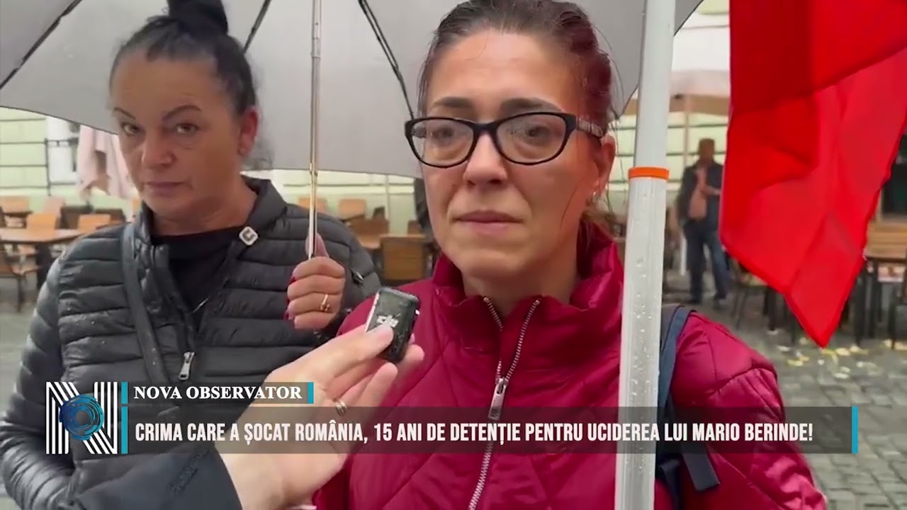 CRIMA CARE A ȘOCAT ROMÂNIA, 15 ANI DE DETENȚIE PENTRU UCIDEREA LUI MARIO BERINDE!