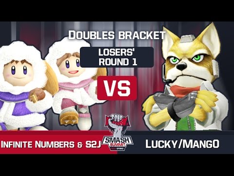 Infinite Numbers/S2J vs Lucky/Mang0 - Melee Doubles: Losers' Round 1 - Smash Summit 2017