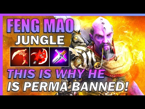 This OP BUILD is why Feng Mao is PERMA BAN in RANKED! - Predecessor Jungle Gameplay