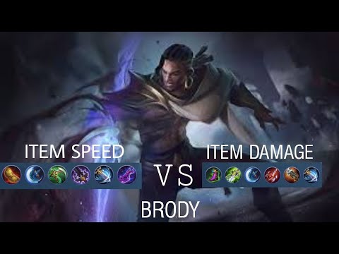 Brody full item speed vs full item damage (JUST FOR FUN)