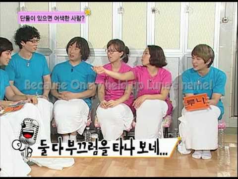 [eng sub] Onew is awkward with f(x) Luna?