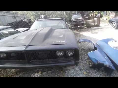 Metal vs fiberglass 69 charger fenders.  Rescued 1968 charger general lee clone fender score