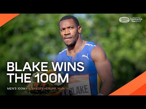 Yohan Blake 🇯🇲 wins 100m in Hungary | Continental Tour Gold 2023