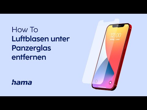 How To | Luftblasen unter Panzerglas entfernen | Hama