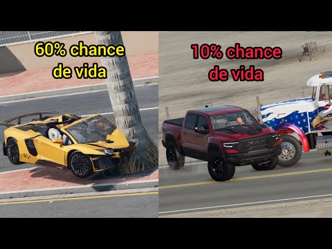 CHANCE OF SURVIVAL IN CAR ACCIDENTS #2 - BeamNG.Drive