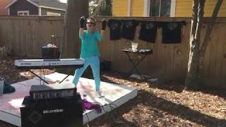 Valerie Sassyfras performs "Girls Night Out" at Confetti Kids Parade