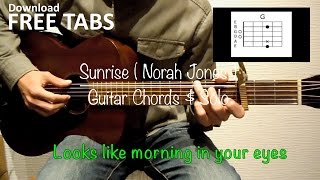 Sunrise (Norah Jones) - Guitar Chords &amp; Solo / Takashi Terada