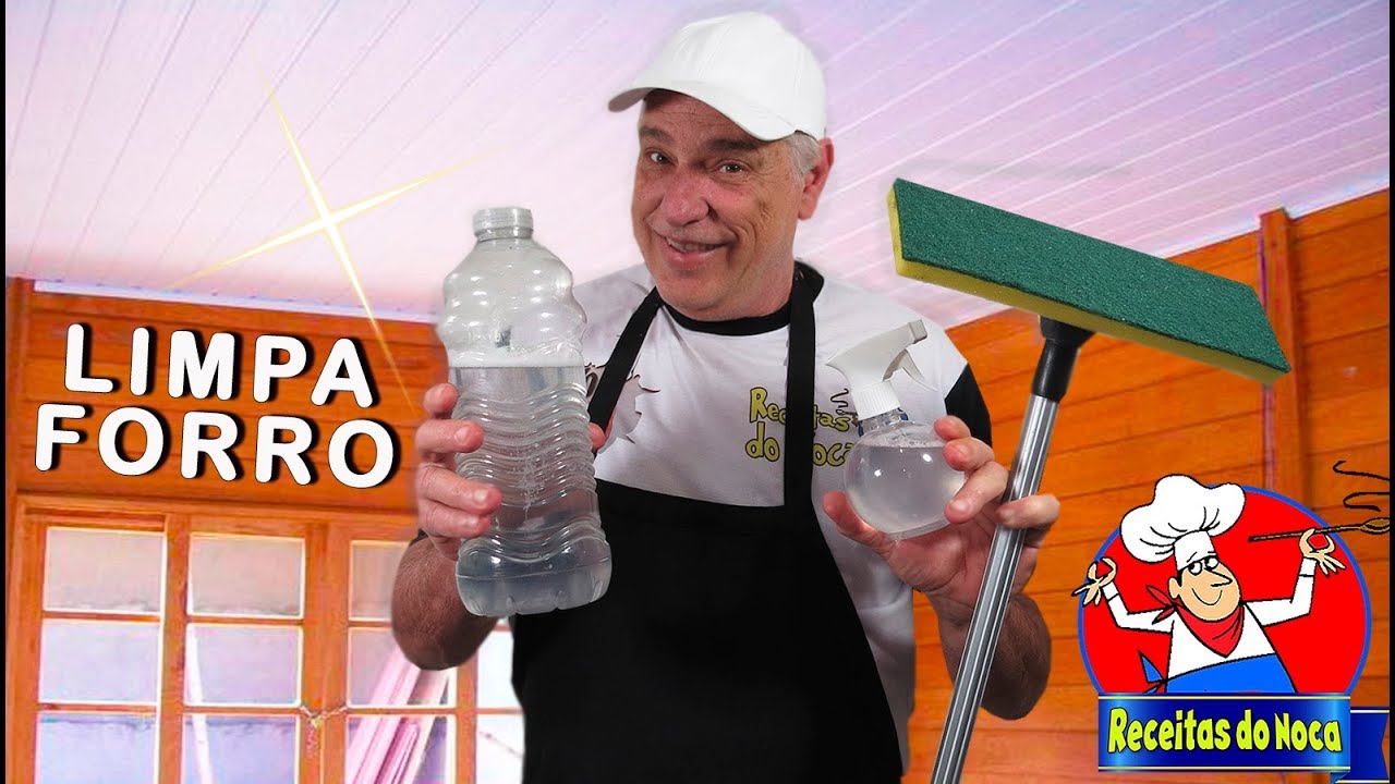 LIMPA TETO E FORRO PVC com rapidez e eficácia