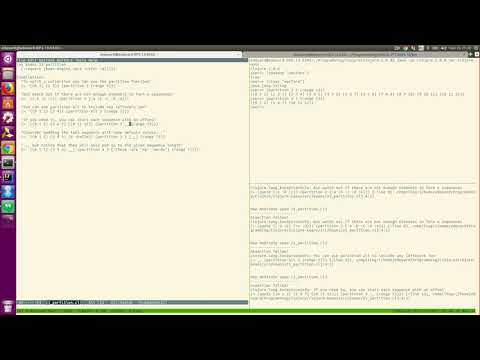 clojure koan 21 partition