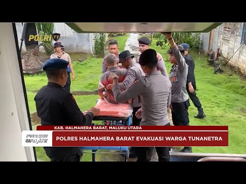 PRESISI UPDATE: POLRES HALBAR EVAKUASI WARGA TERDAMPAK ERUPSI GUNUNG API IBU 26/01/2025 (14.00)