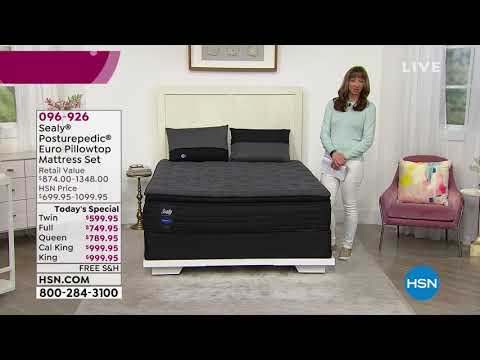 Sealy Posturepedic Hamilton Plush Euro Pillowtop Full...
