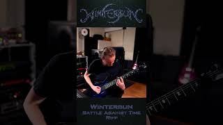 Jari Plays Wintersun Battle Against Time Riff With Aristides Baritone Guitar #wintersun #aristides